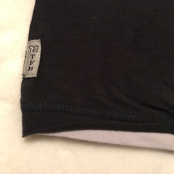 Trust Fund Baby long sleeve Tshirt graphic Sitting Buddha S L XL Navy Cotton NWT - Picture 4 of 7